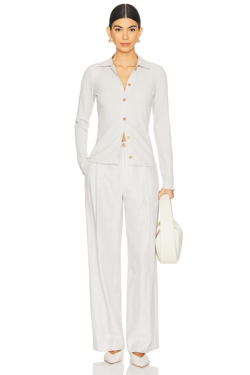 High Waisted Casual Tailored Wide Leg Vince Product Image