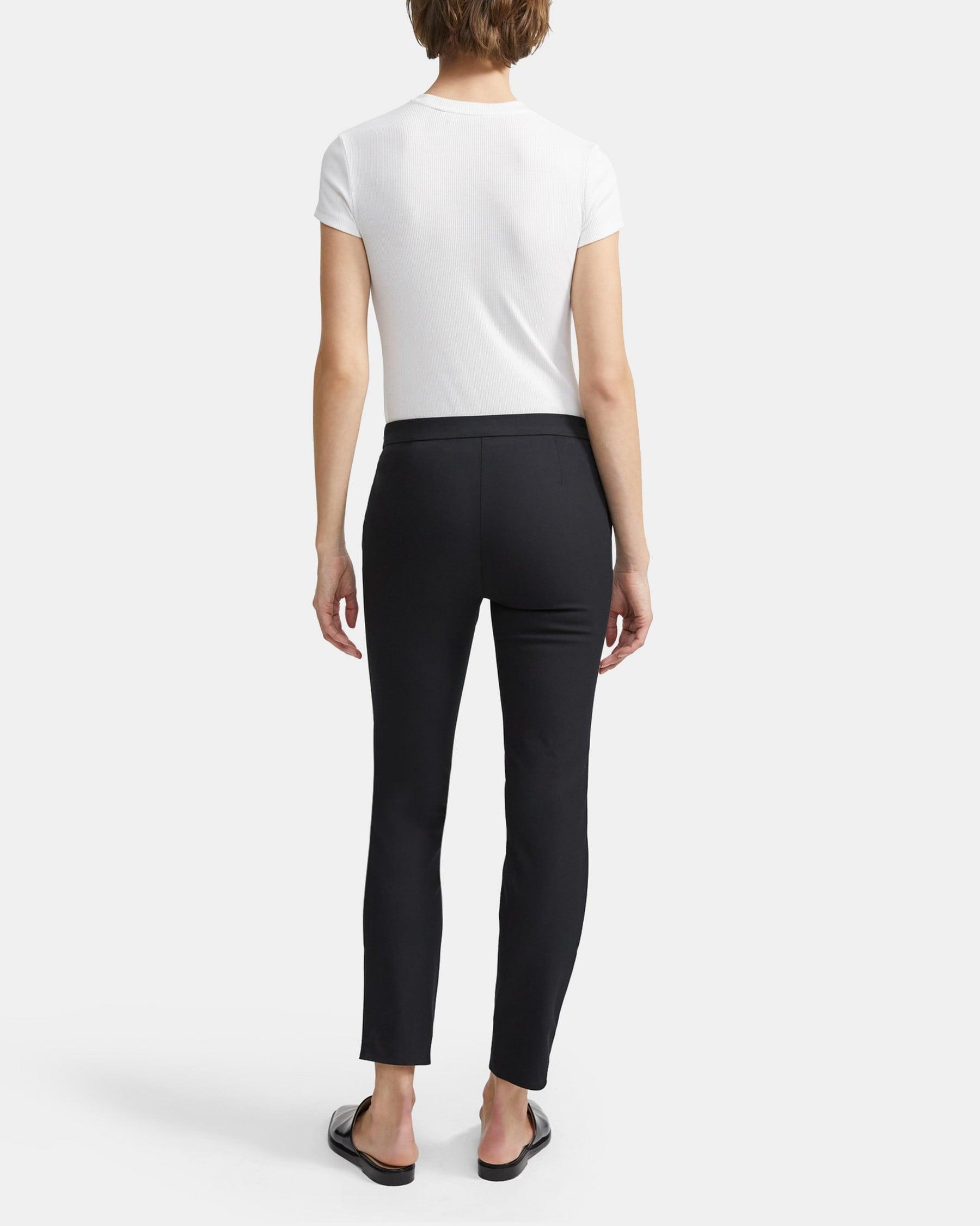 Slim Pull-On Pant in Stretch Cotton Product Image