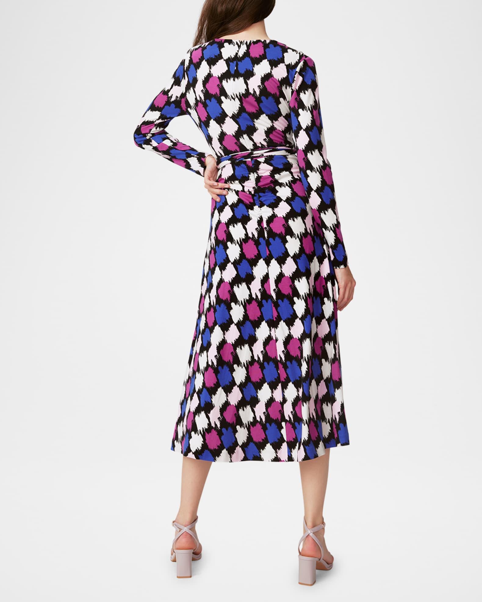 Dorothee Brushstroke-Print Midi Dress Product Image