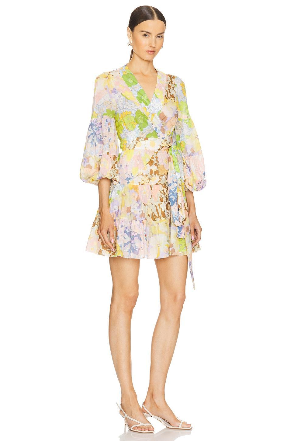 Pop Wrap Mini Dress Product Image