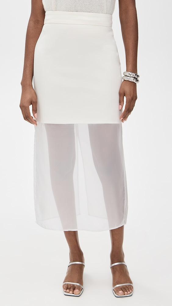 Pixie Market Skirt with Mesh Sheer Bottoms | Shopbop Product Image