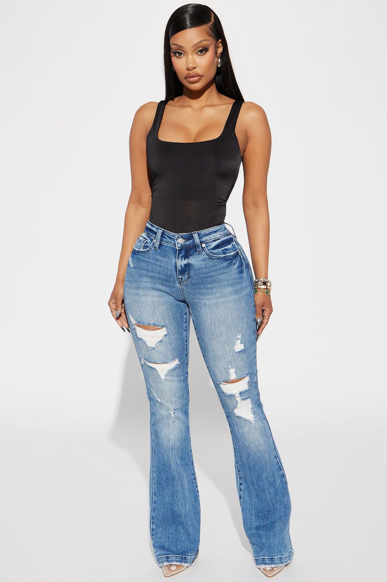 Kiara Double Lined Tank Top - Black Product Image