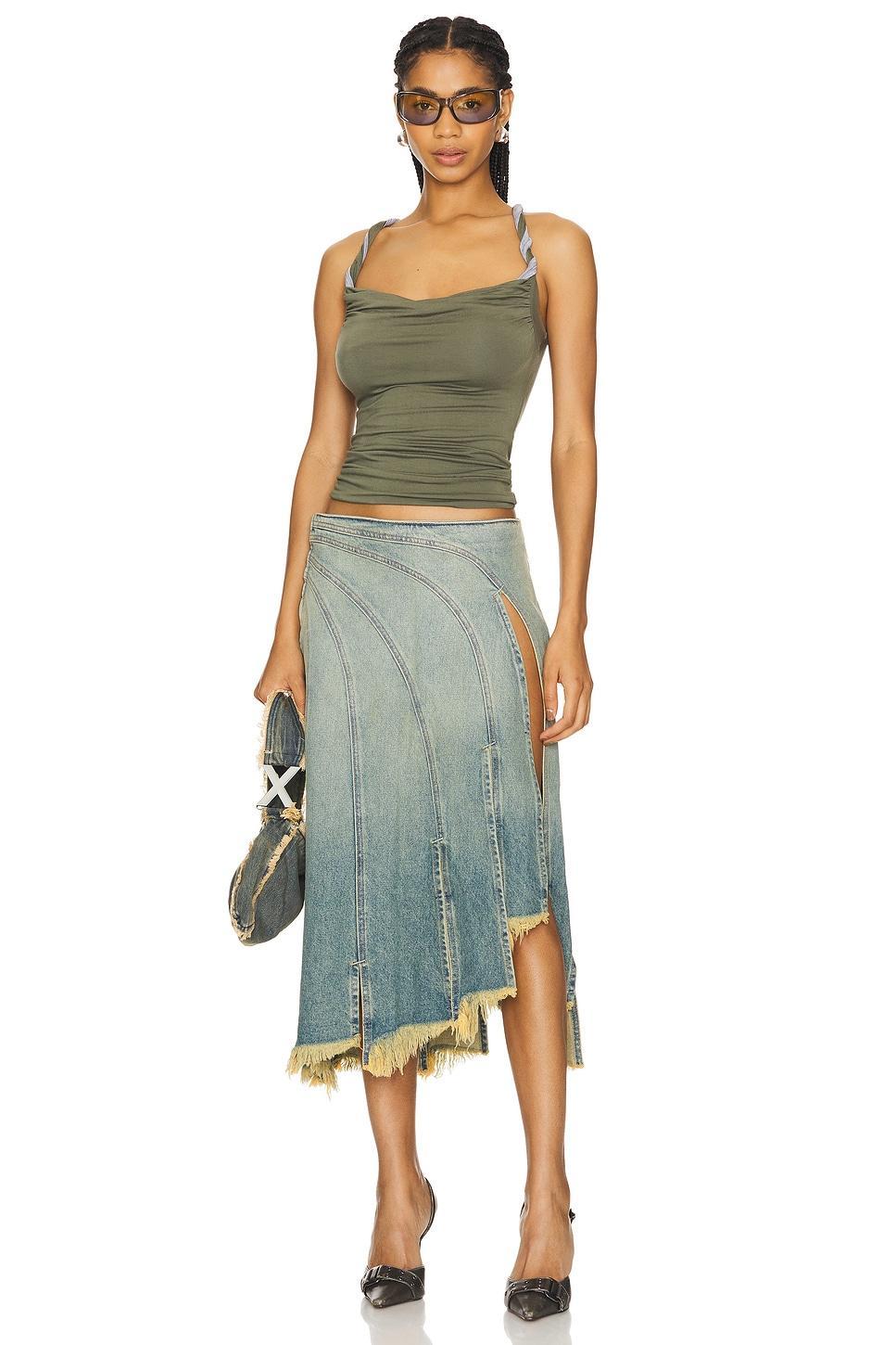 Sorriso Maxi Skirt EB Denim Product Image