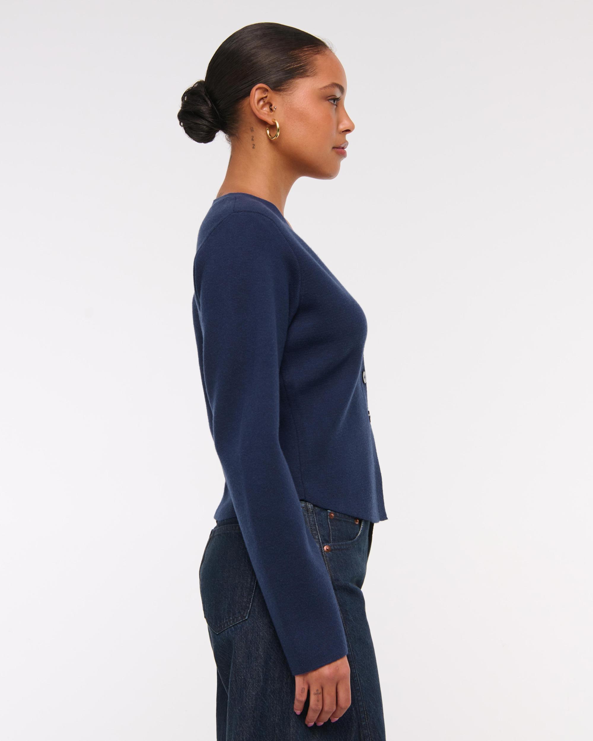 LuxeLoft Barrel Sleeve Cardigan Product Image