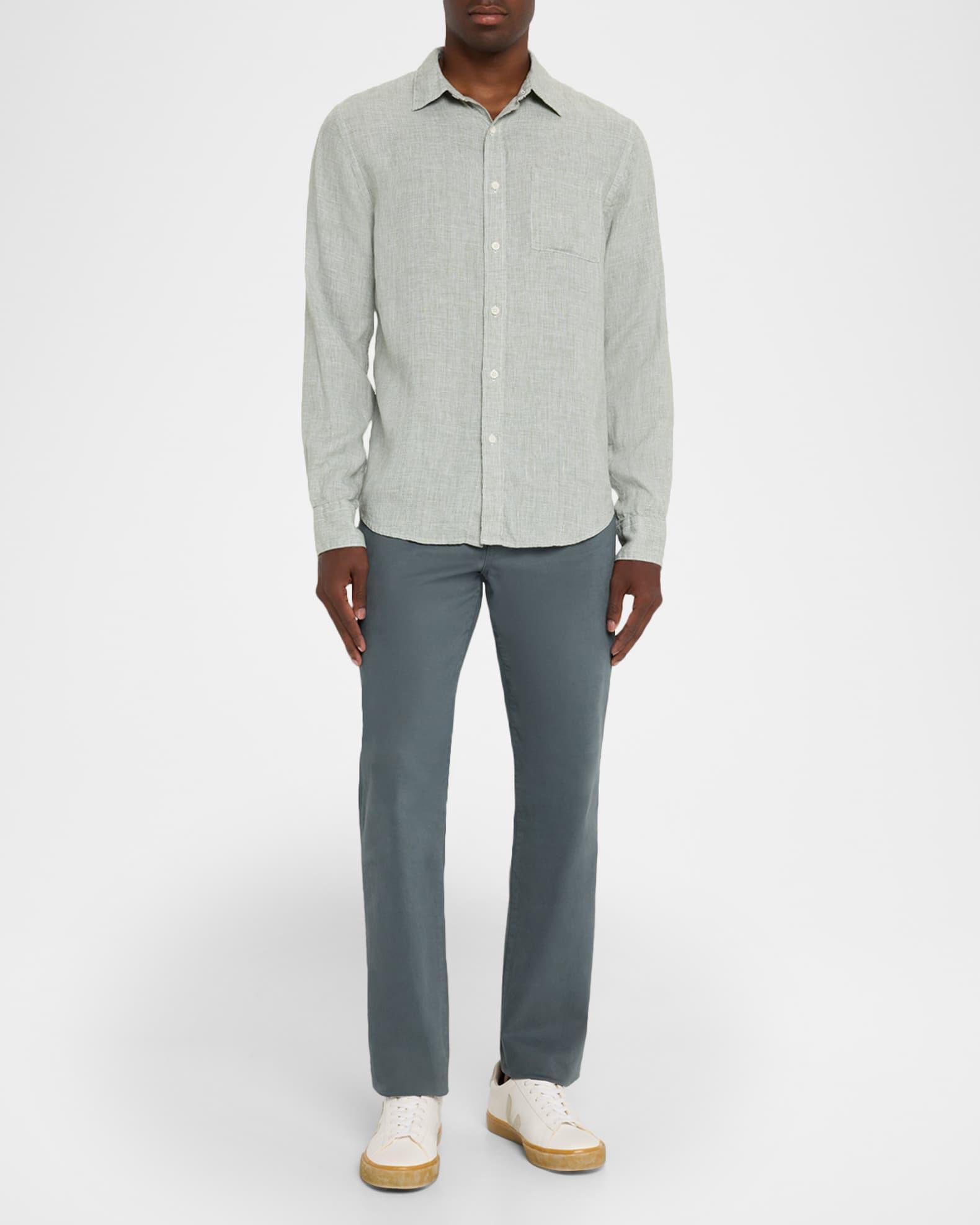 Men's Classic Micro-Houndstooth Sport Shirt Product Image