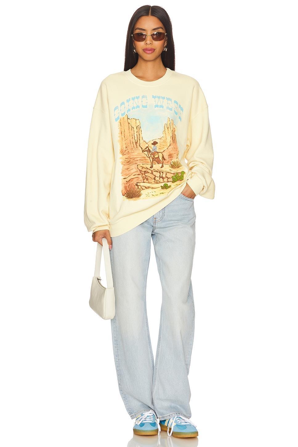 Going Out West Bf Crew Sweatshirt DAYDREAMER Product Image