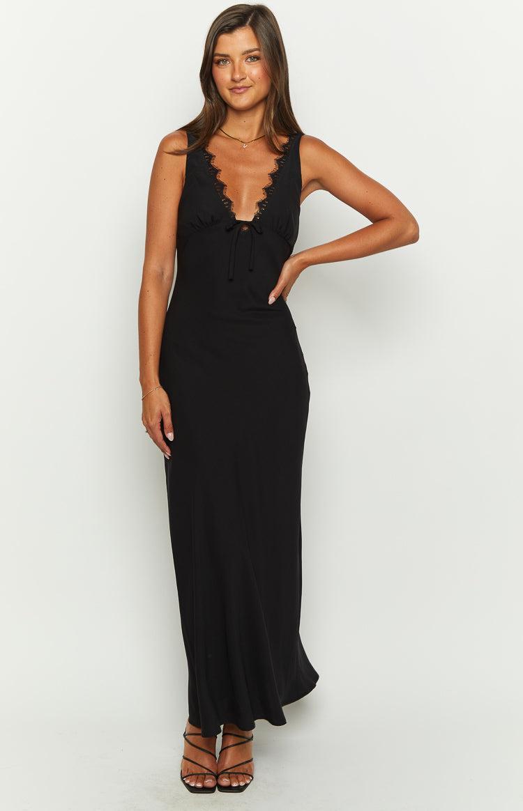 Stacy Black Maxi Dress Product Image