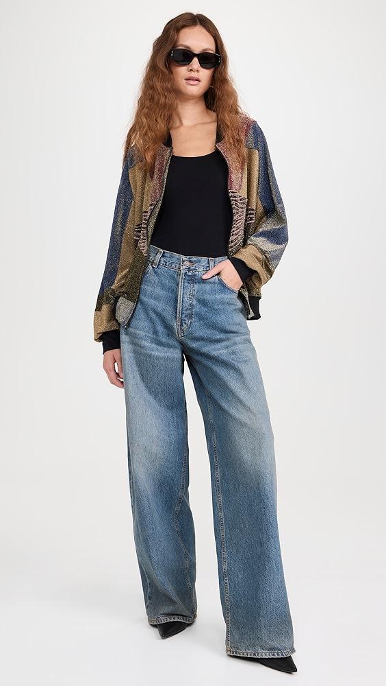 BruceGlen Glint Zebra Dolman Track Jacket | Shopbop Product Image