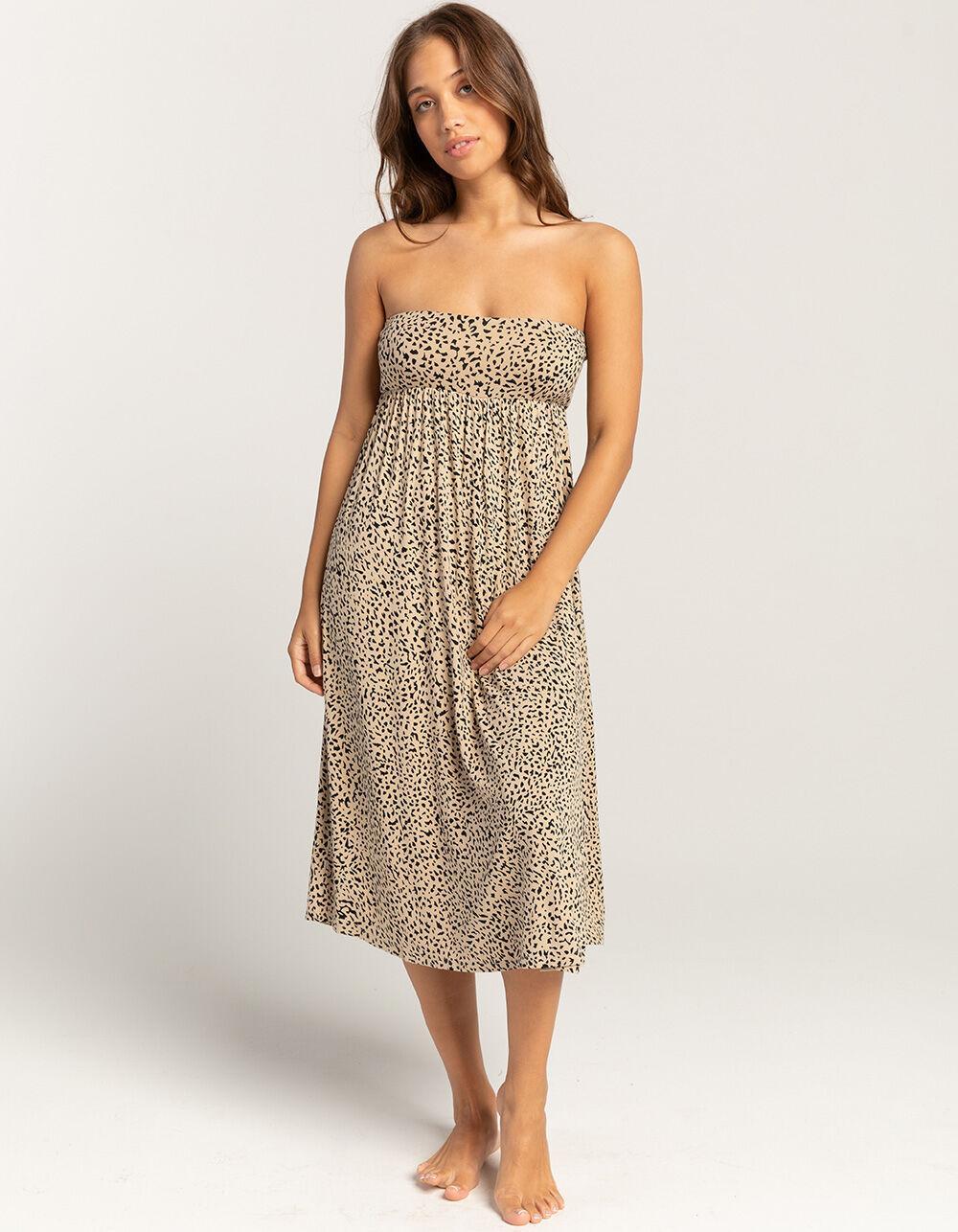 VOLCOM High Wired Womens Maxi Skirt - LEOPARD Product Image
