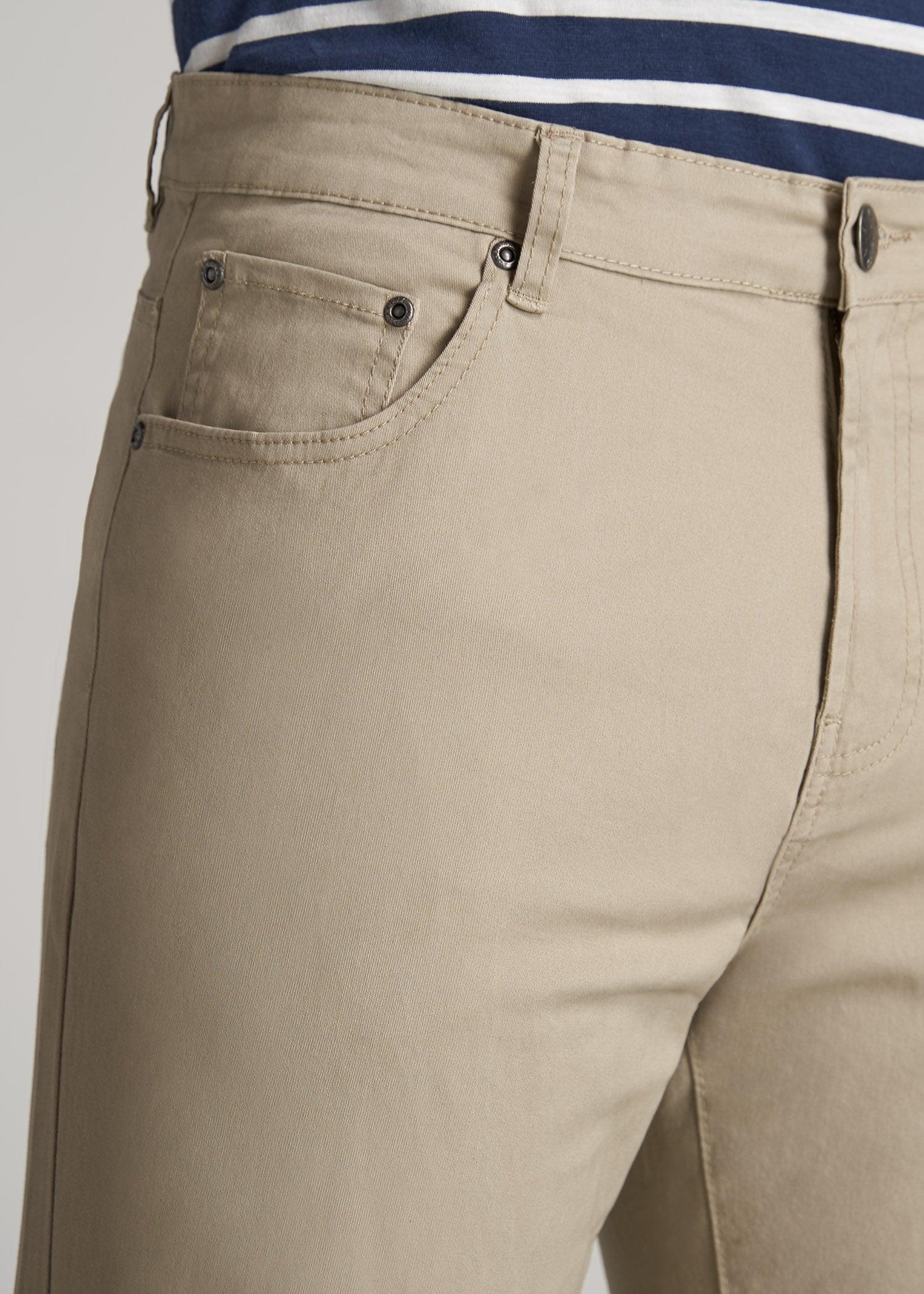J1 STRAIGHT Leg Five-Pocket Pants for Tall Men in Camo Green Product Image
