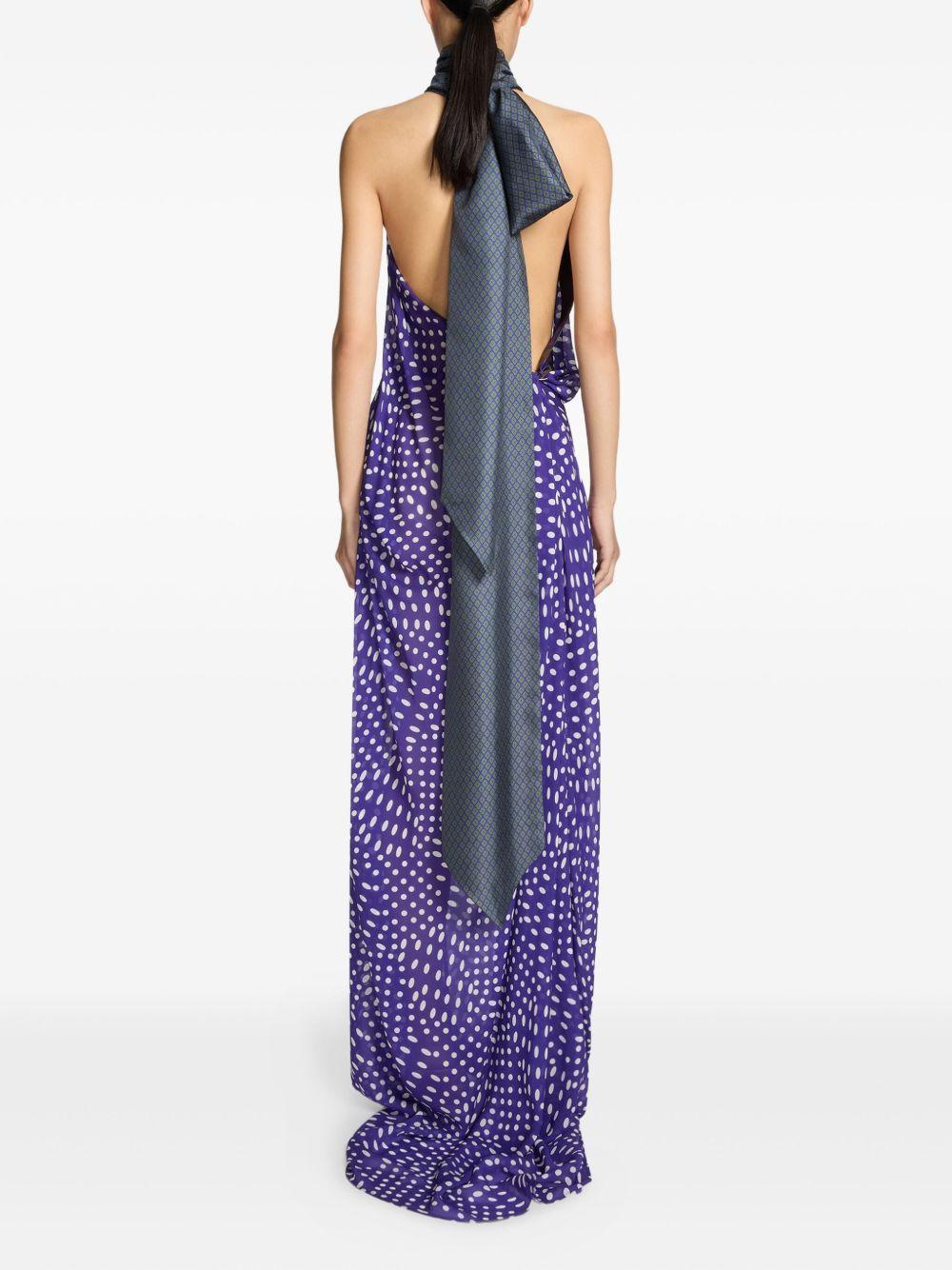 spotted maxi dress Product Image