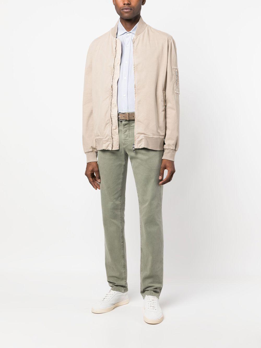 zip-up bomber jacket Product Image