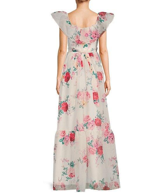 B. Darlin Floral Print Ruffled A-Line Dress Product Image