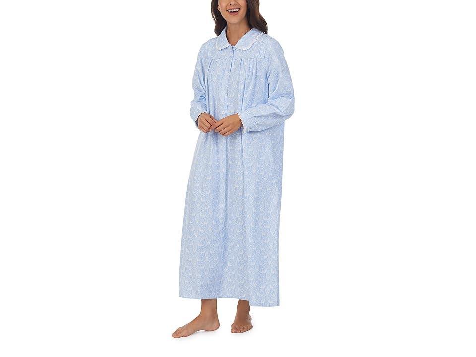 Lanz of Salzburg Classic 50 Open Neck Gown Plaid) Women's Pajama Product Image