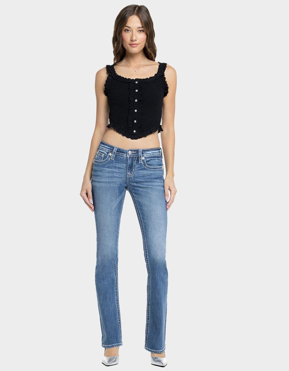 MISS ME Angellica Womens Bootcut Jeans - MEDIUM WASH Product Image