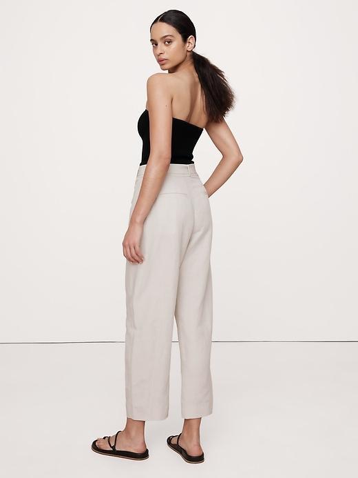 High-Rise Barrel Tencel™-Linen Pant Product Image