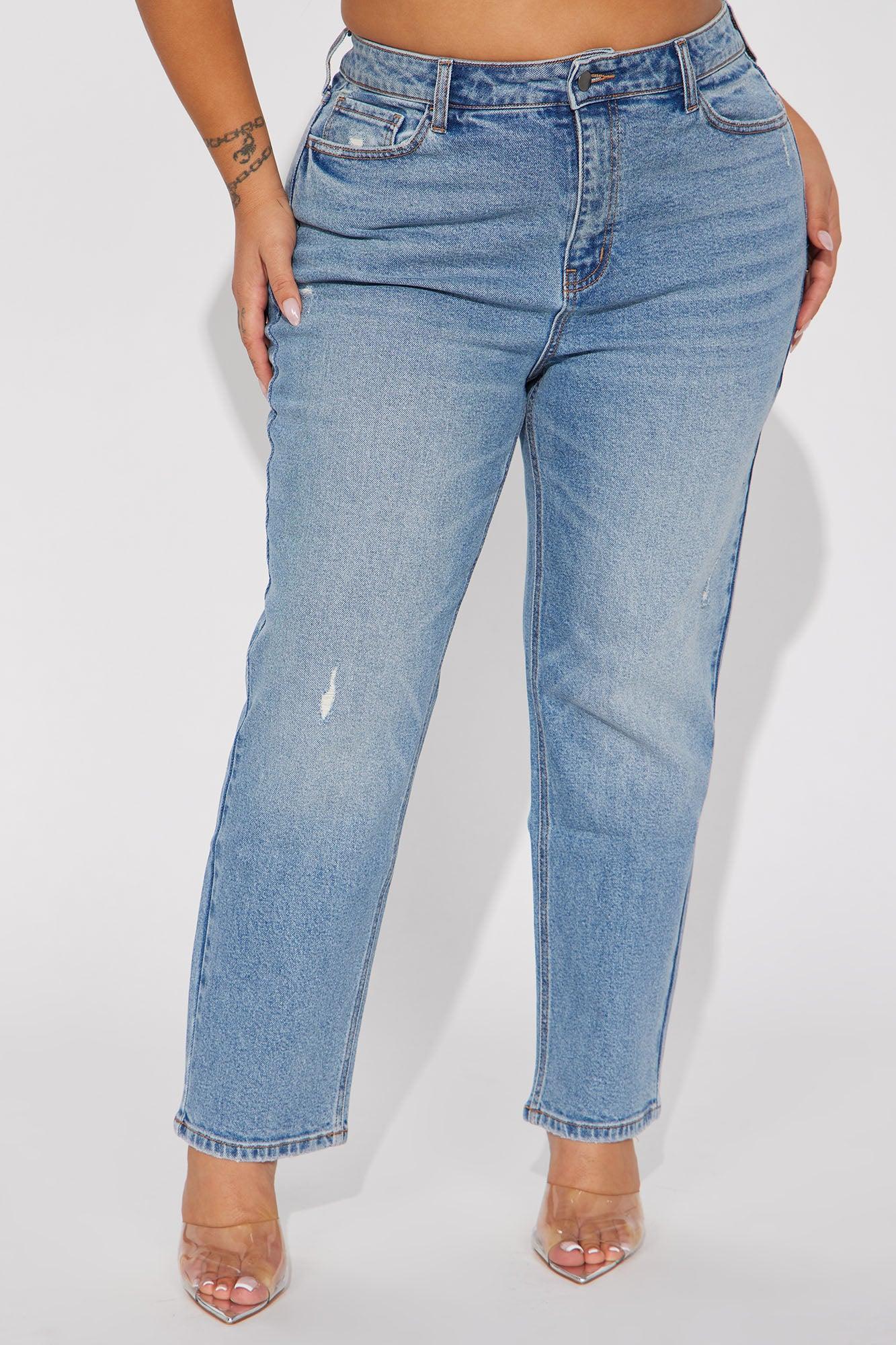 Mama Said 90s High Rise Mom Jeans - Medium Wash Product Image