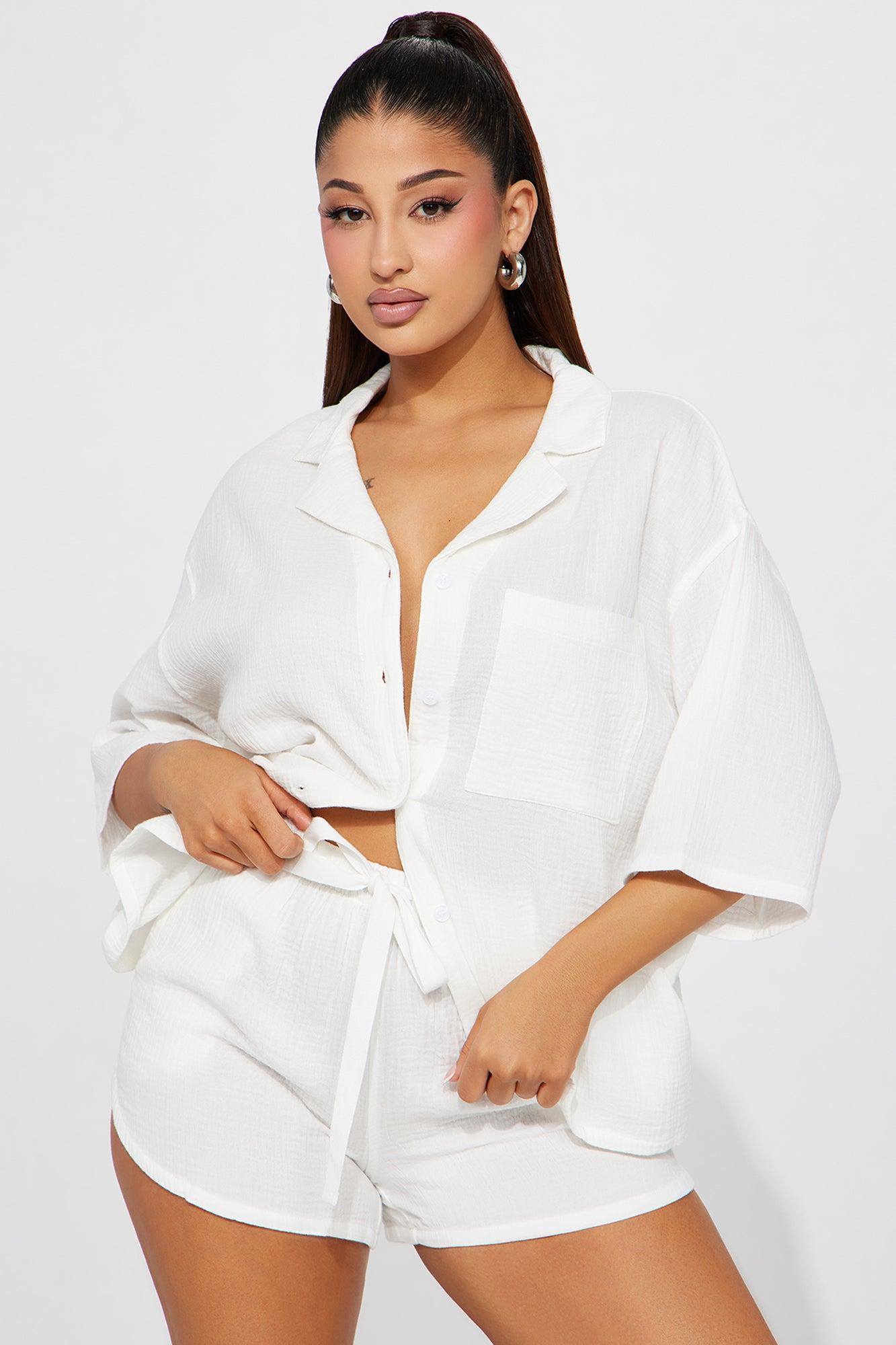 Frankie Short Set - White Product Image