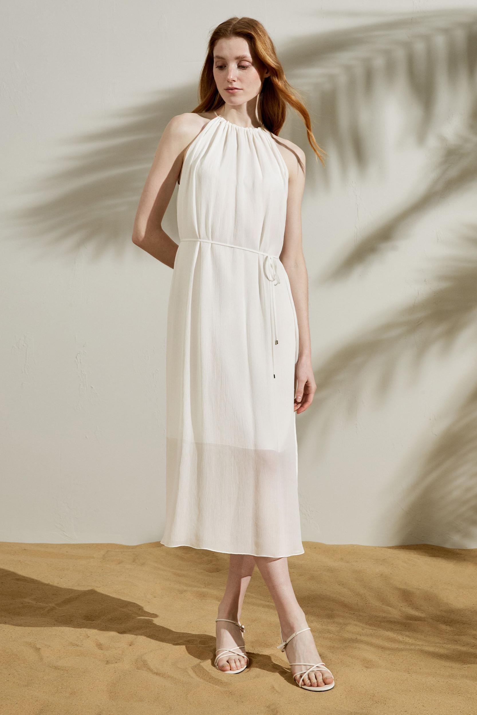 Double-layer Silk Georgette Dress Product Image