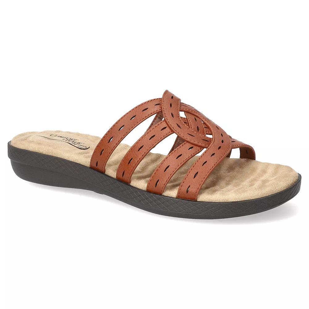 Easy Street Cammie Comfort Women's Slide Sandals, Size: 8, Red Product Image