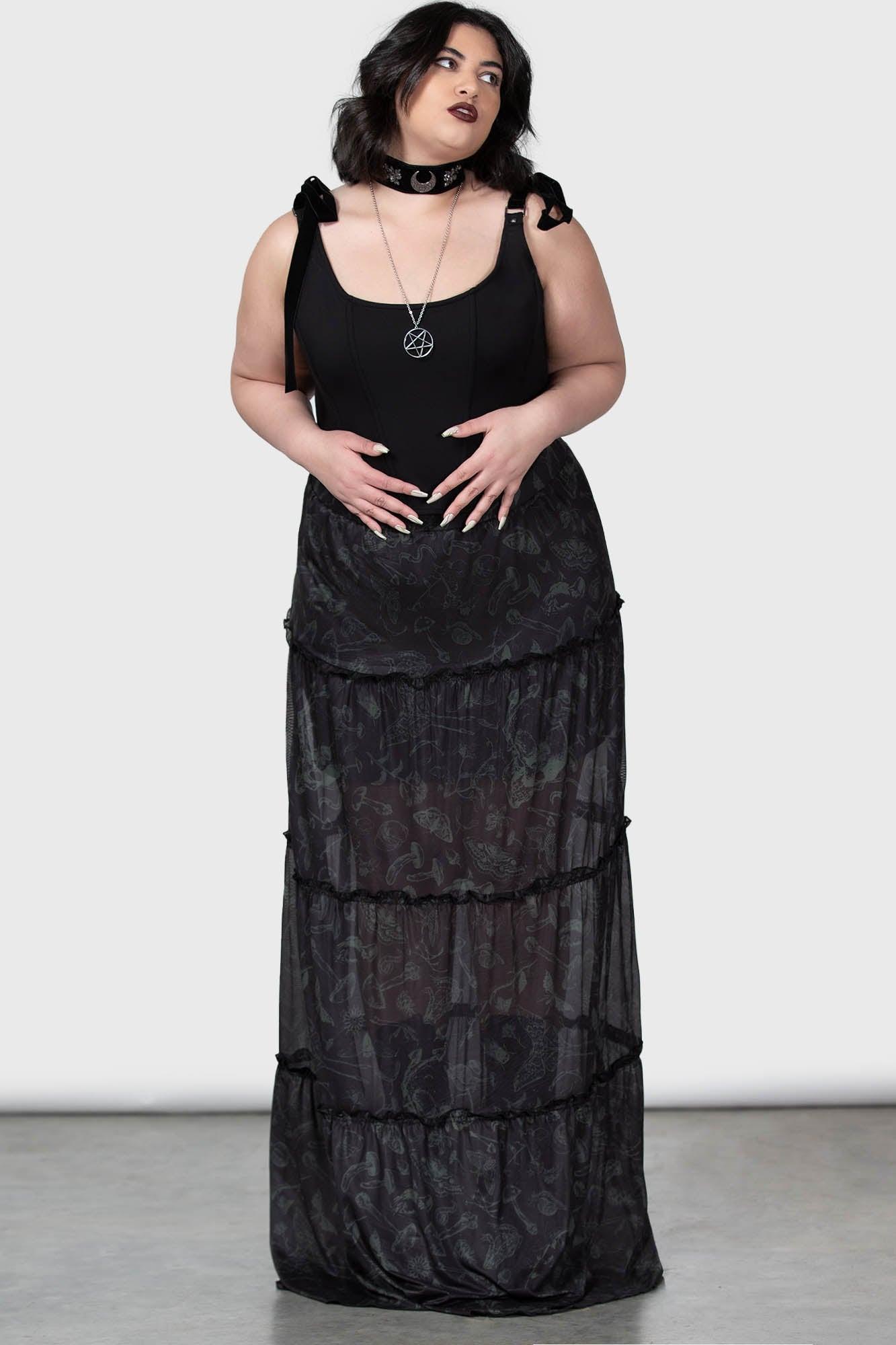 Ghosted Woods Maxi Skirt Female Product Image