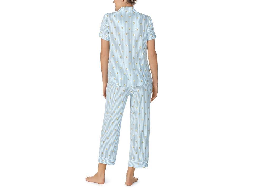 Womens Citrus Striped 2-Piece Pajama Set Product Image