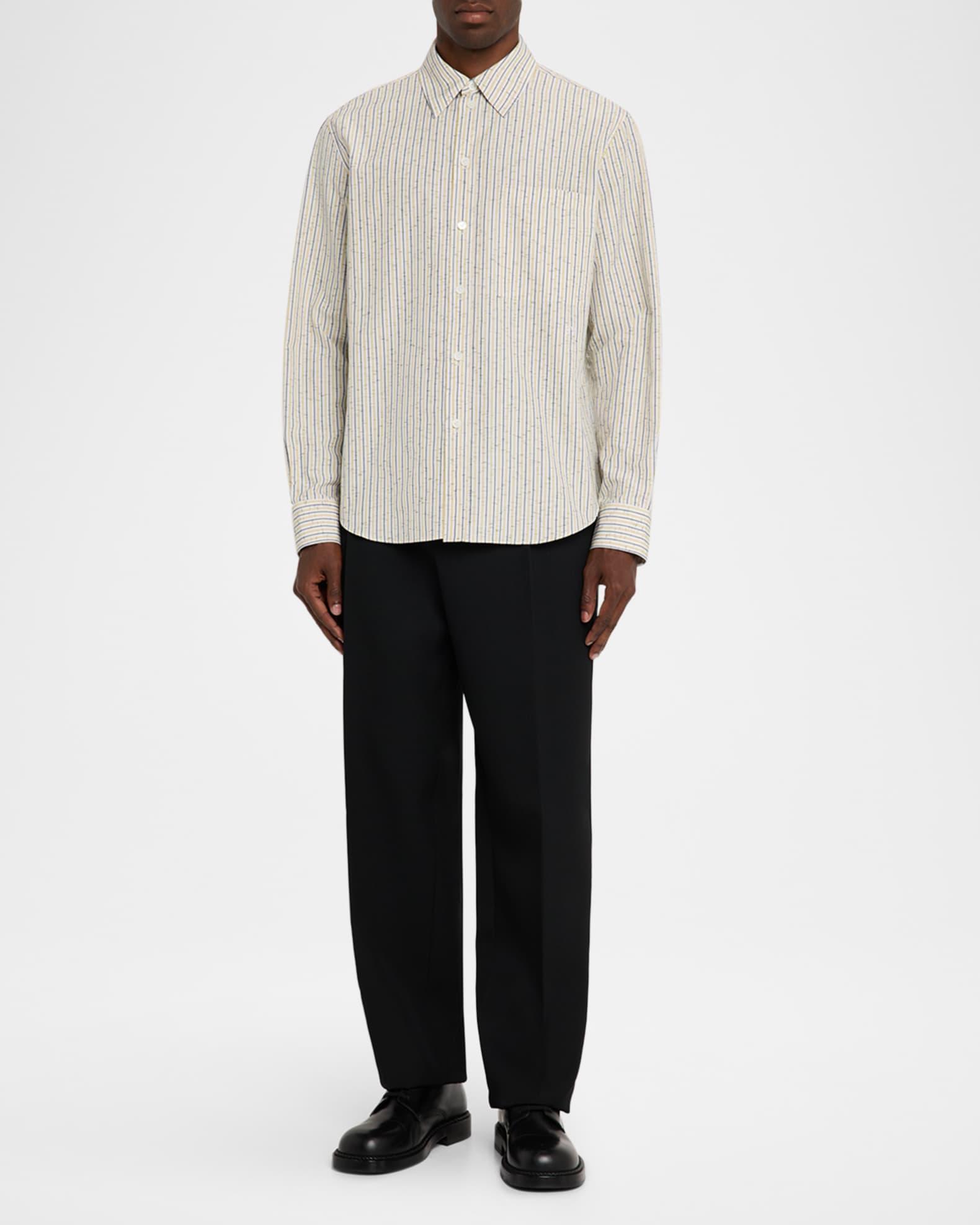 Men's Stripe Pocket Sport Shirt Product Image