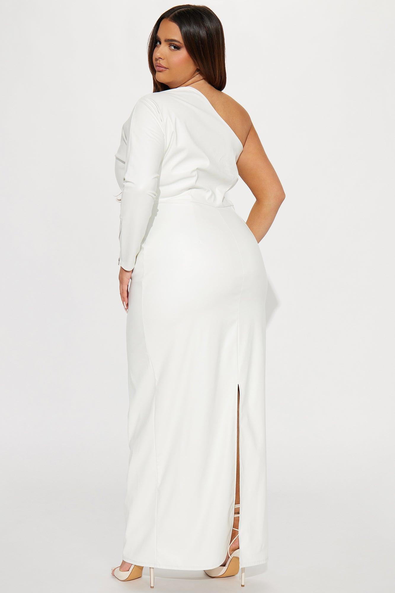 Show Stopper Maxi Gown - Off White Product Image