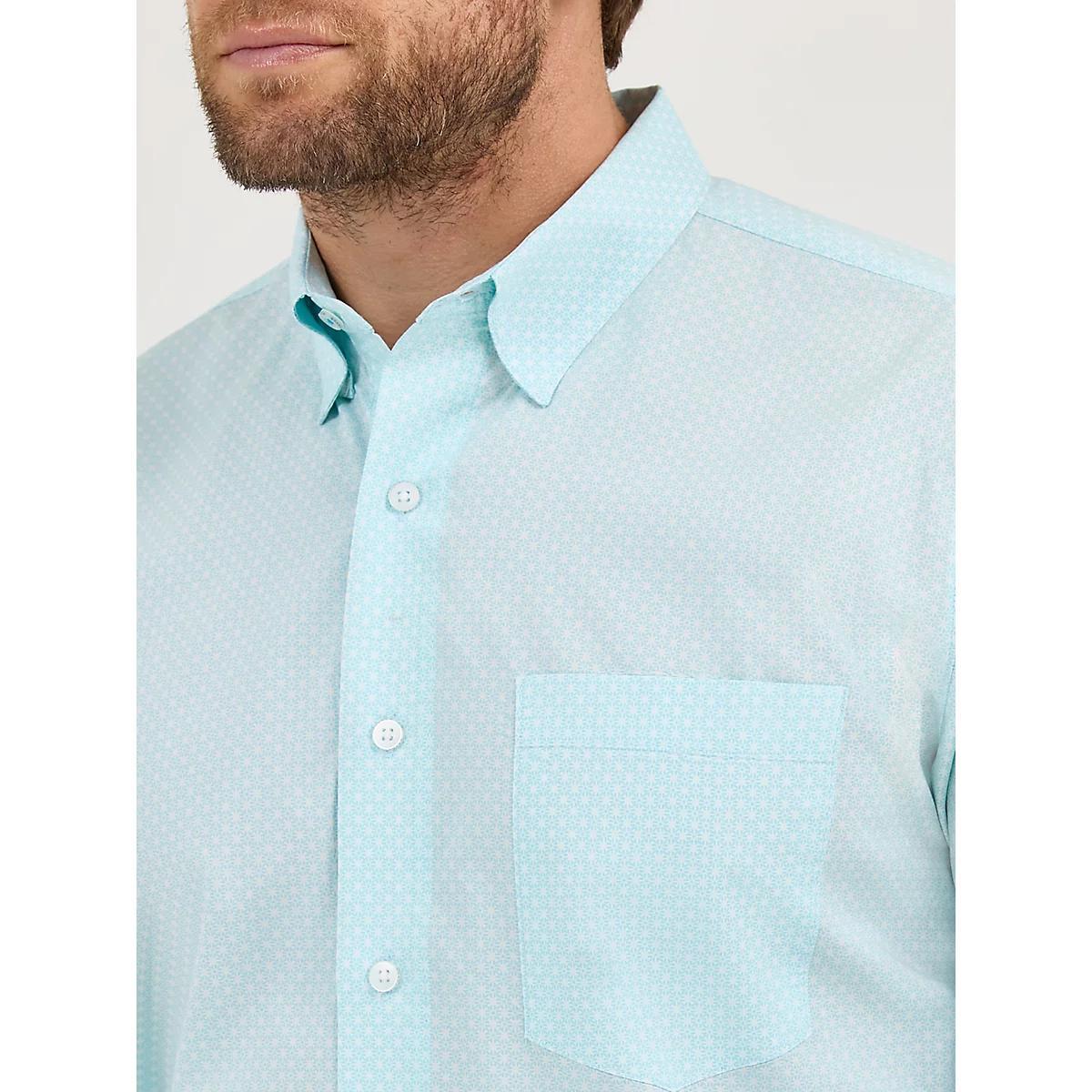 Men's Cody Johnson One Pocket Button Down Shirt in Gray Contrast Product Image