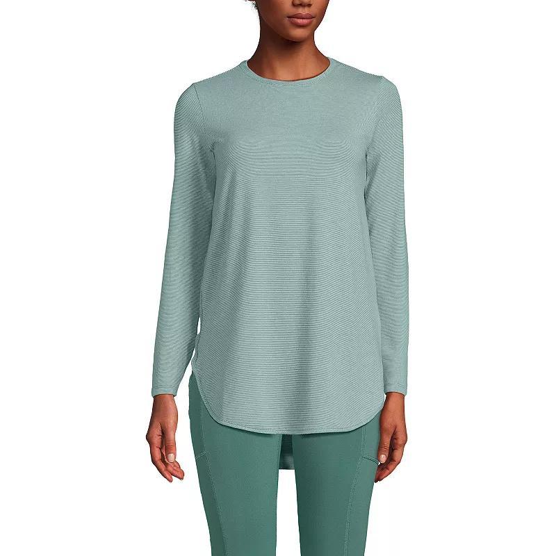 Womens Lands End Moisture-Wicking Long Sleeve Tunic Product Image