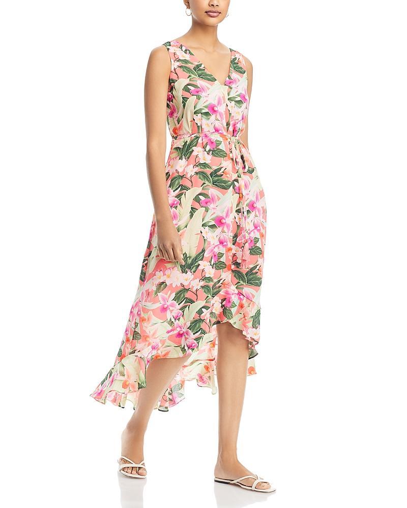 Tommy Bahama Legacy Blooms SL Maxi Dress (Pure Coral) Women's Dress Product Image