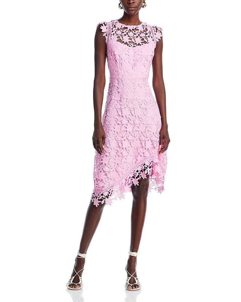 Eliza J Asymmetric Lace Dress Product Image