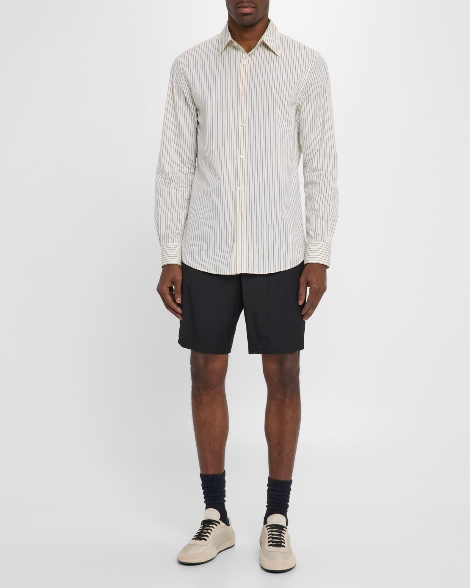 Men's Collapse Nylon and Suede Low-Top Sneakers Product Image