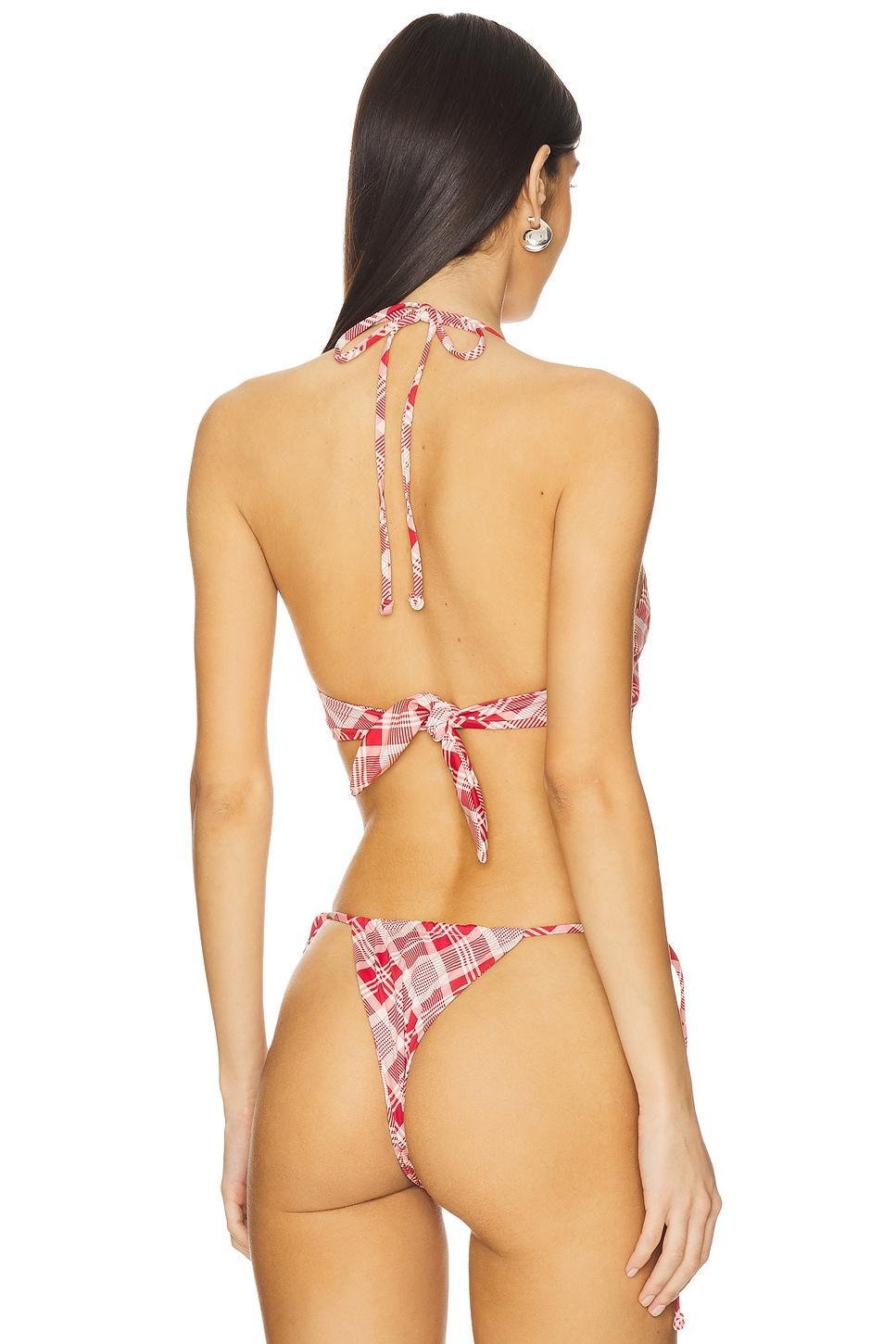 x Bella Hadid Springtime Bikini Top Frankies Bikinis Product Image