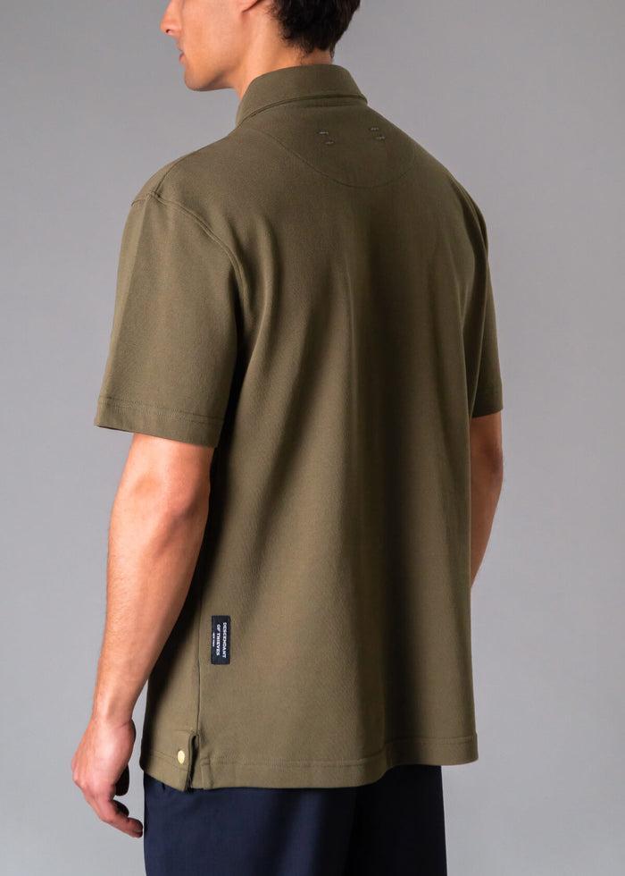 Pique Polo Olive Product Image