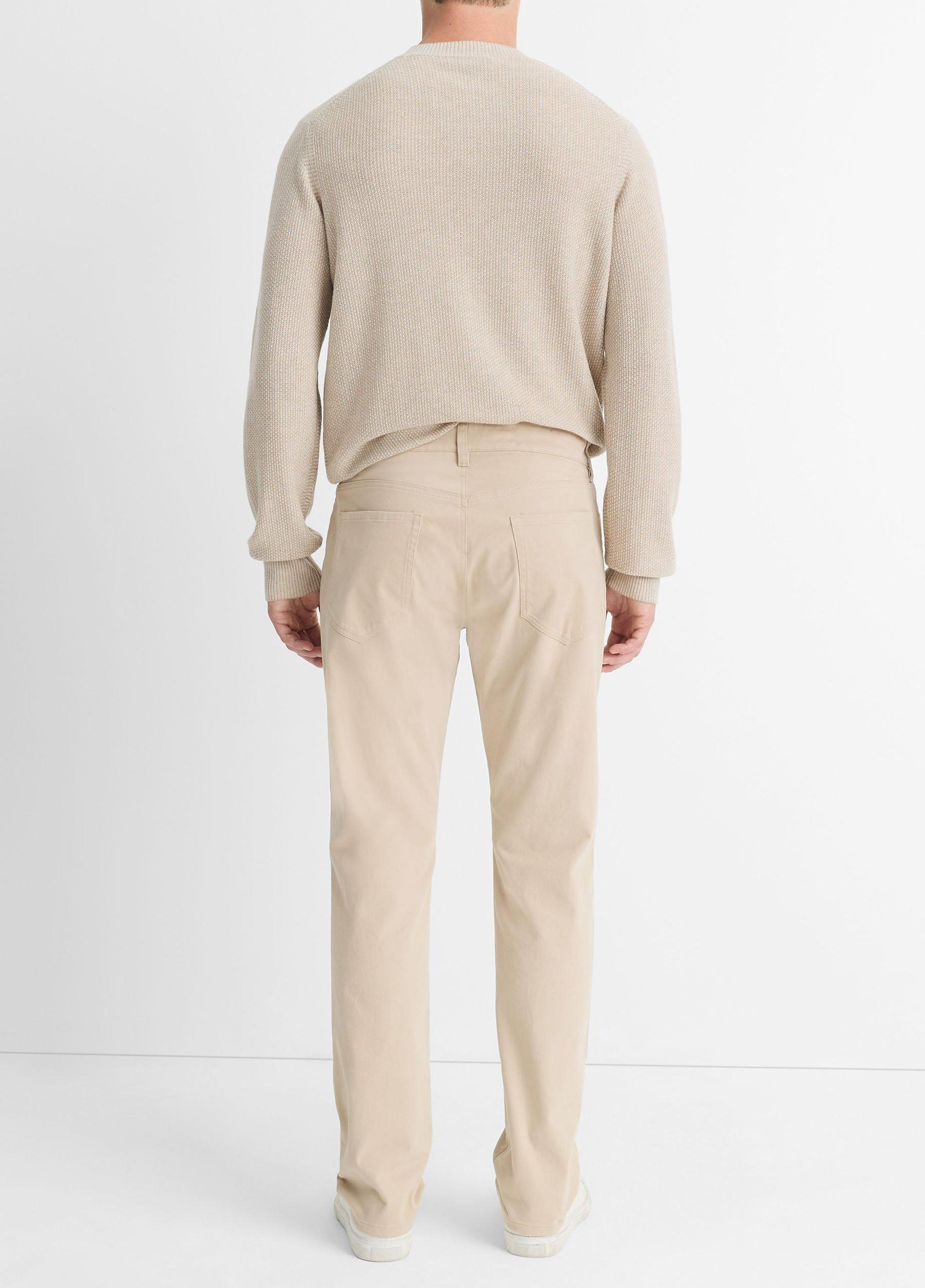 Mens Dylan Slim 5-Pocket Peached Stretch-cotton Pant, Frog, Size 30 Vince Product Image