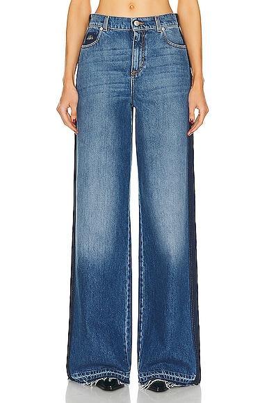 Alexander McQueen Denim Trouser in Blue Product Image