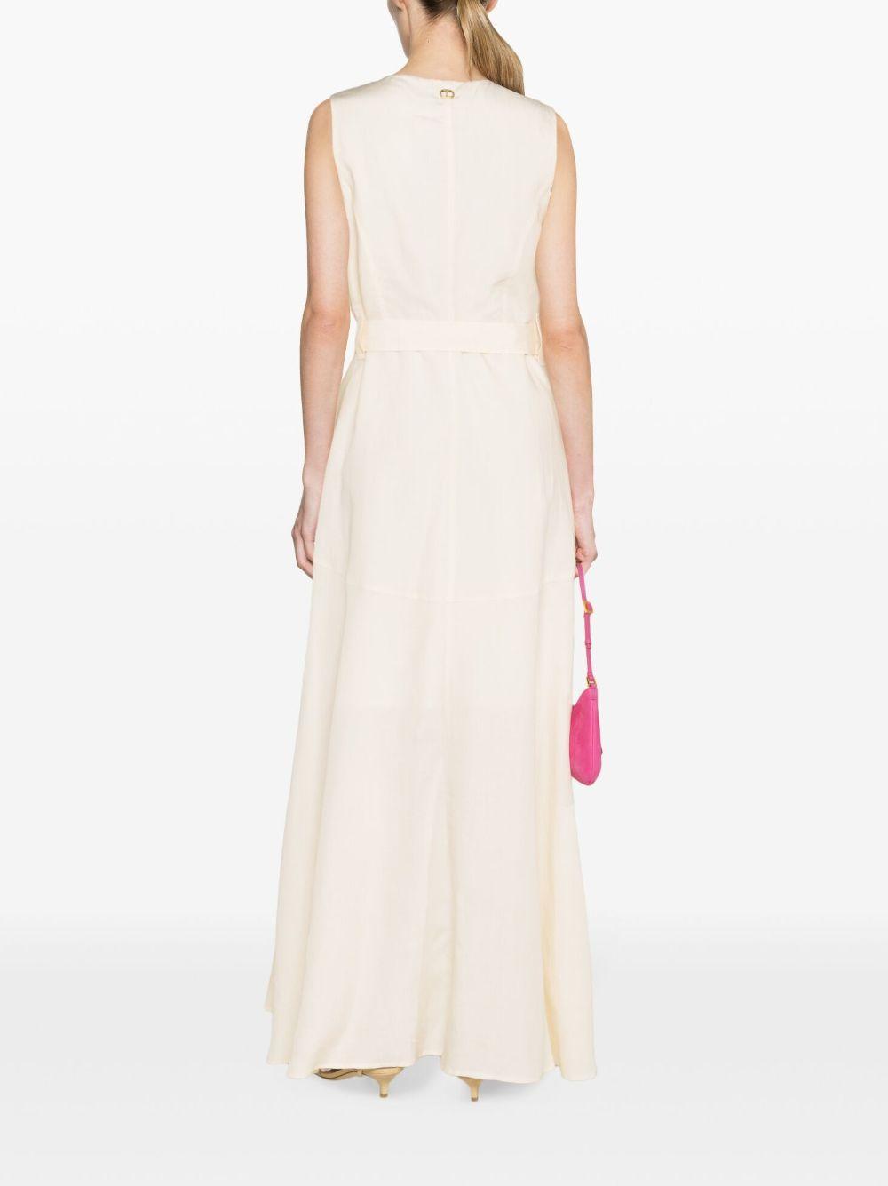 V-neck buttoned maxi dress Product Image
