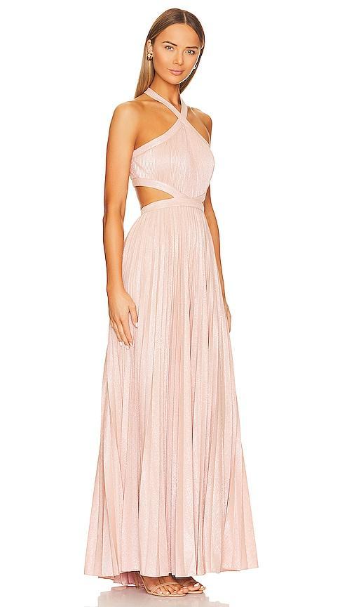 Metallic Evening Gown BCBGMAXAZRIA Product Image