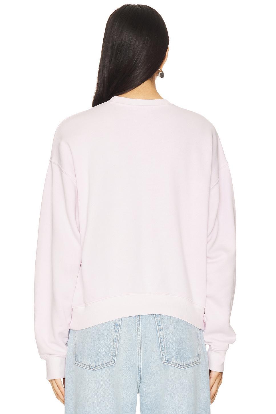 Brushed Fleece Graphic Crewneck Good American Product Image