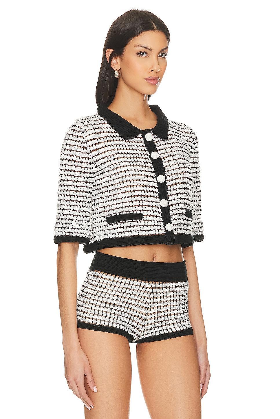 X Revolve Crochet Cropped Cardigan My Beachy Side Product Image