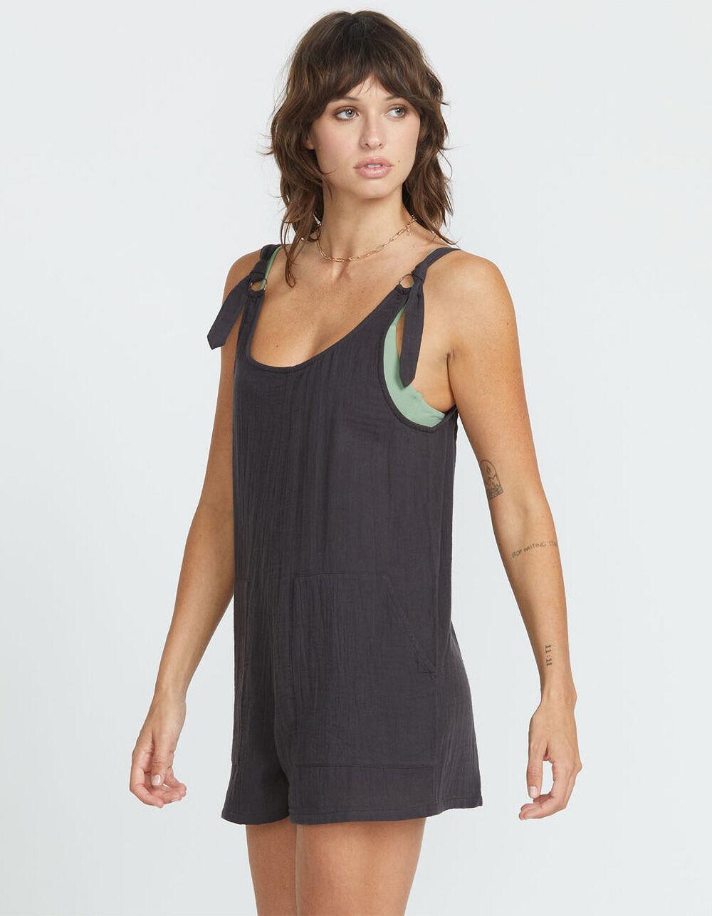 VOLCOM Lived In Lounge Tie Strap Womens Romper Product Image