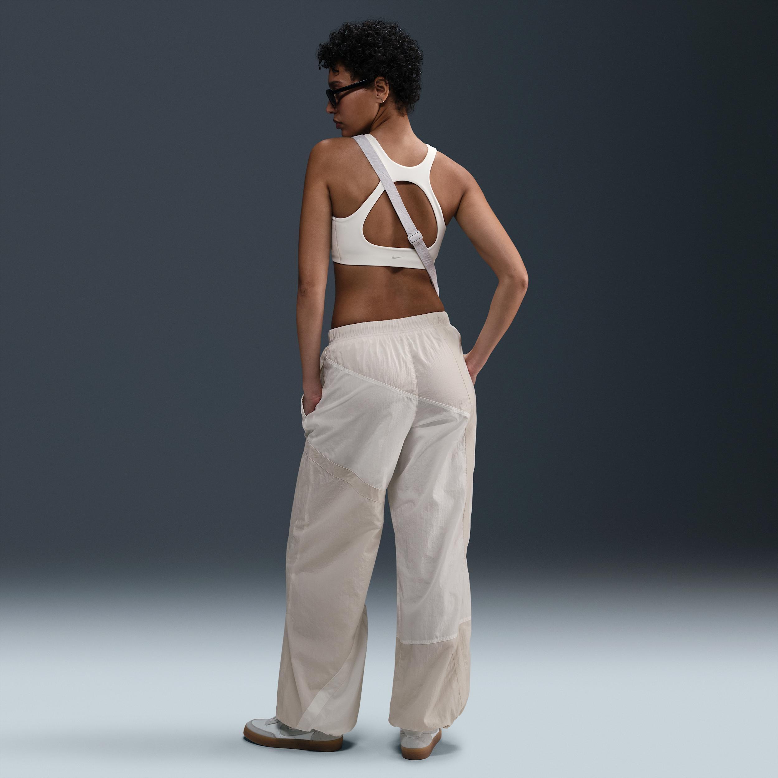 Women's Nike Sportswear Mid-Rise Loose Woven Open-Hem Pants Product Image