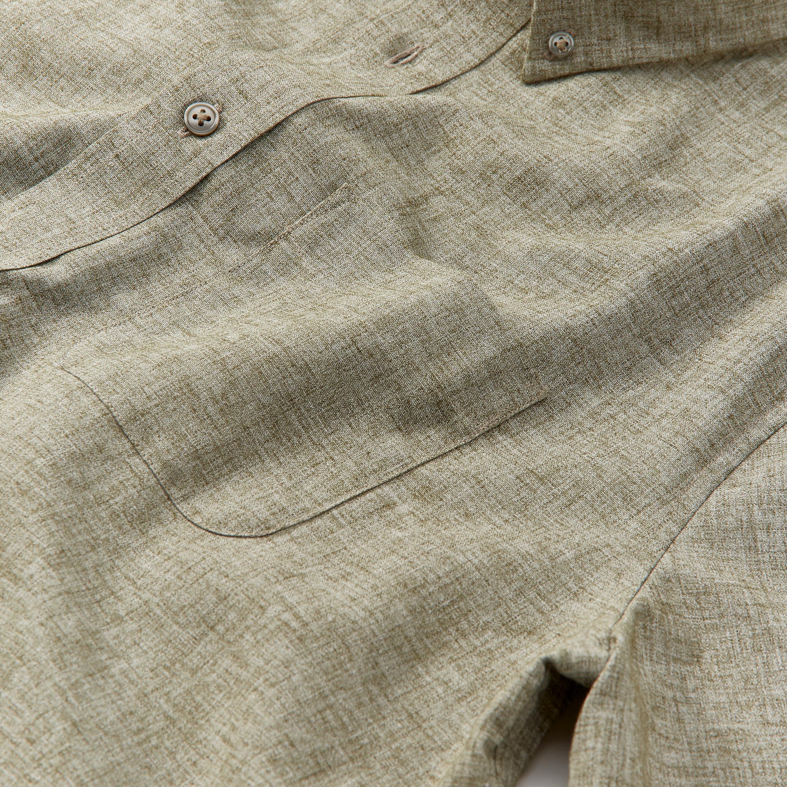 Wrinkle-Free Linen Short Sleeve Shirt Product Image