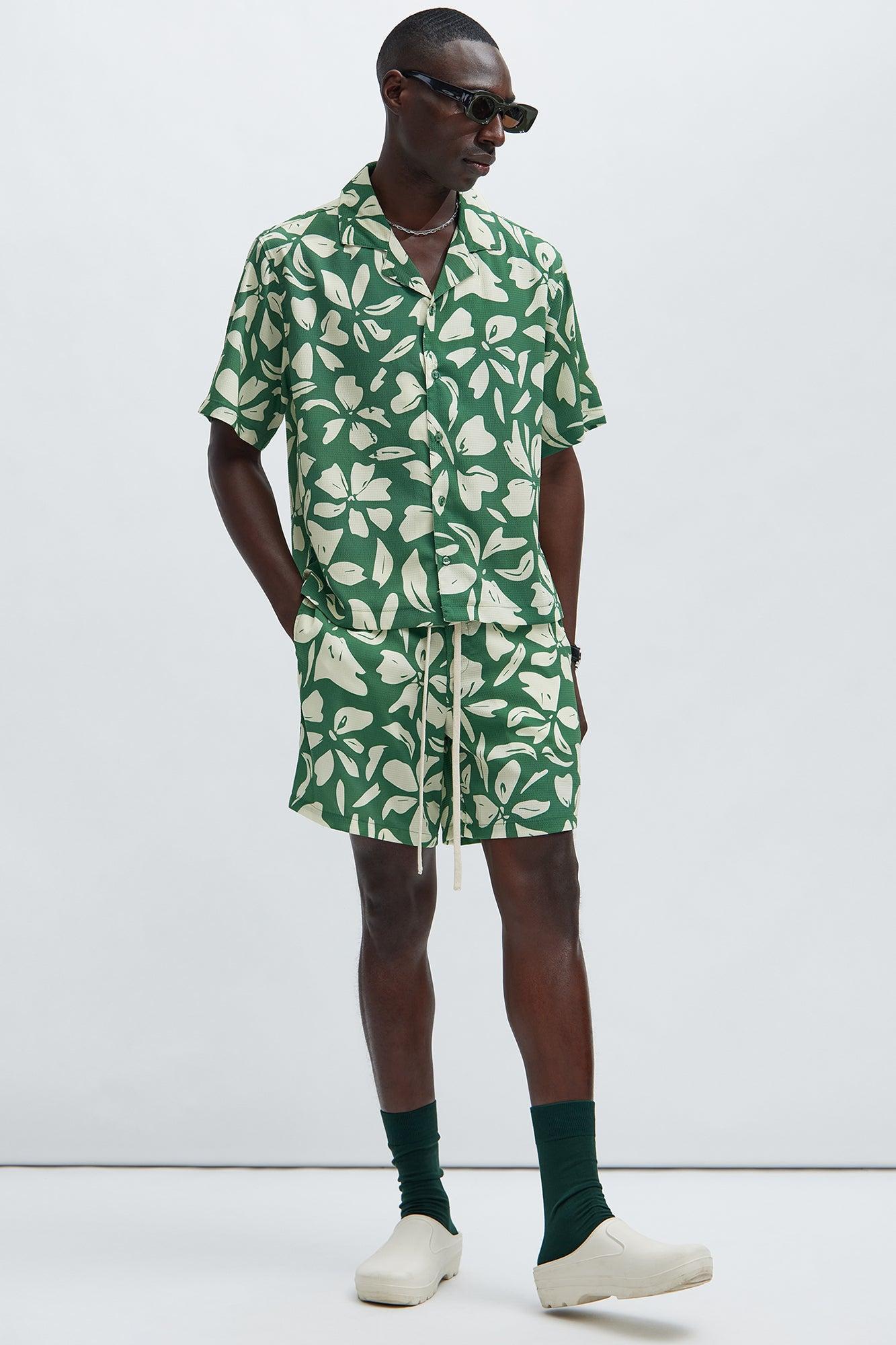 Hala Textured Shirt - Green Product Image