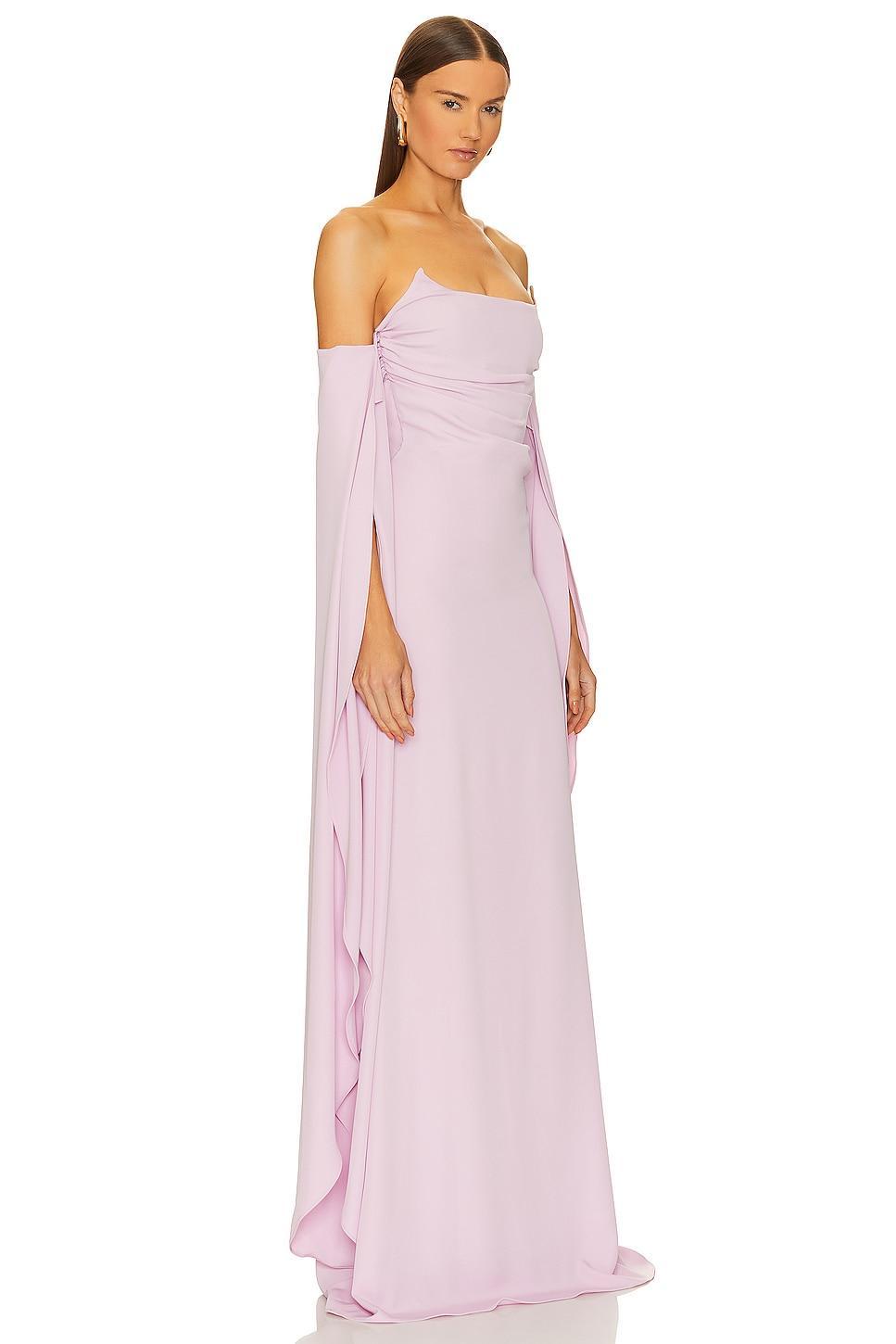 Strapless Drape Sleeve Gown GIUSEPPE DI MORABITO Product Image