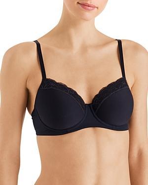 Cotton Lace Spacer T-Shirt Underwire Bra Product Image