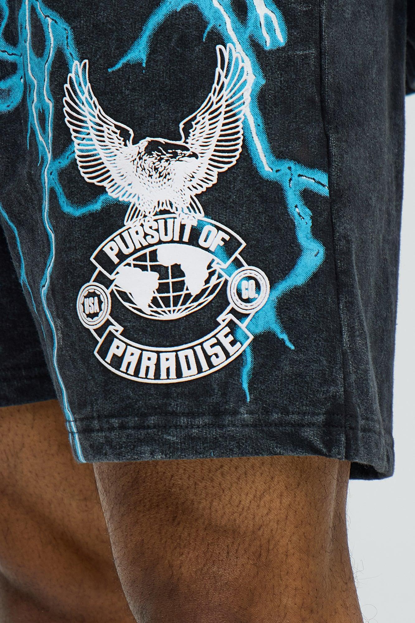 Thunder Bird Sweatshorts - Black Product Image