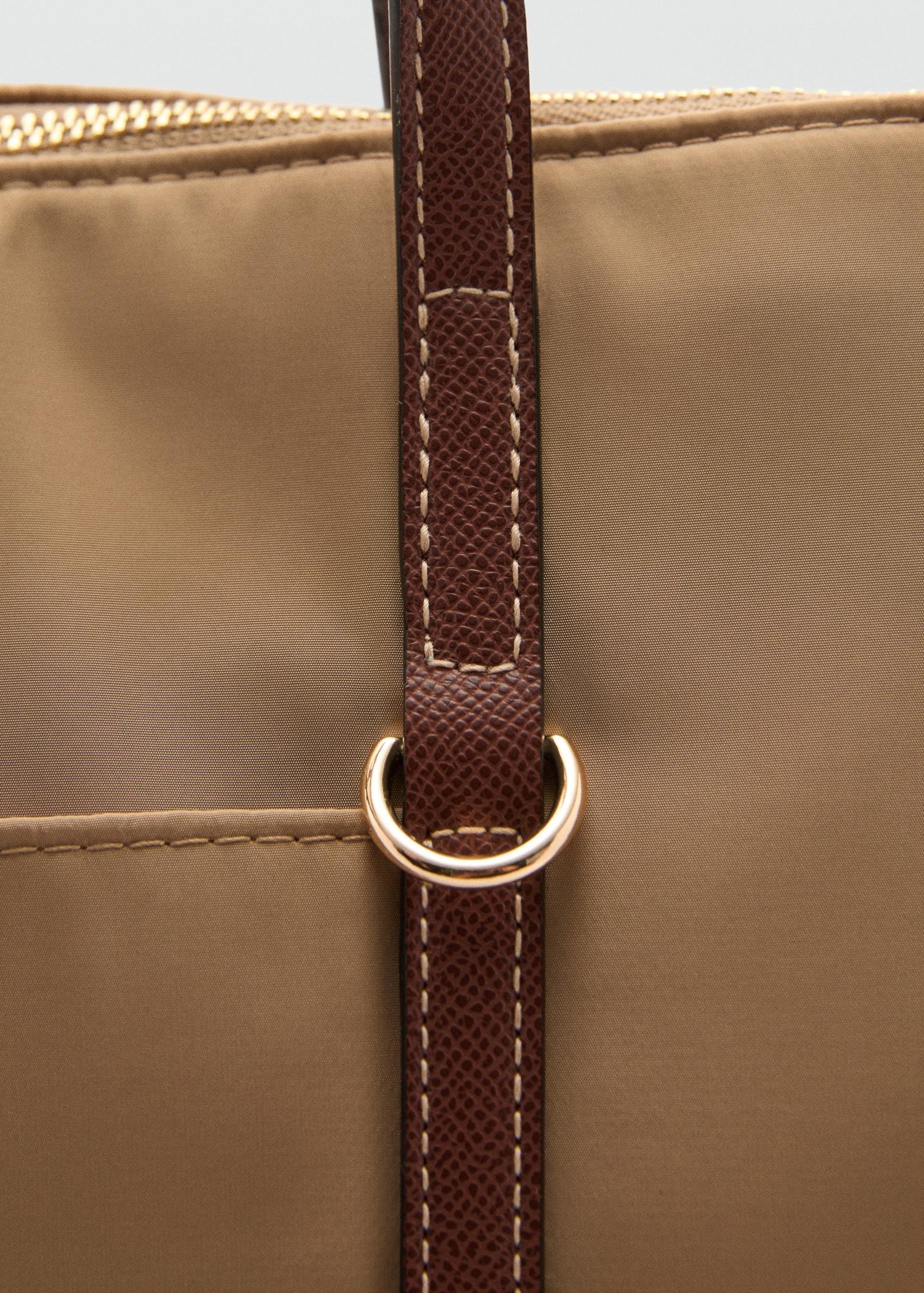 Shopper bag with double handle - Women | MANGO USA Product Image