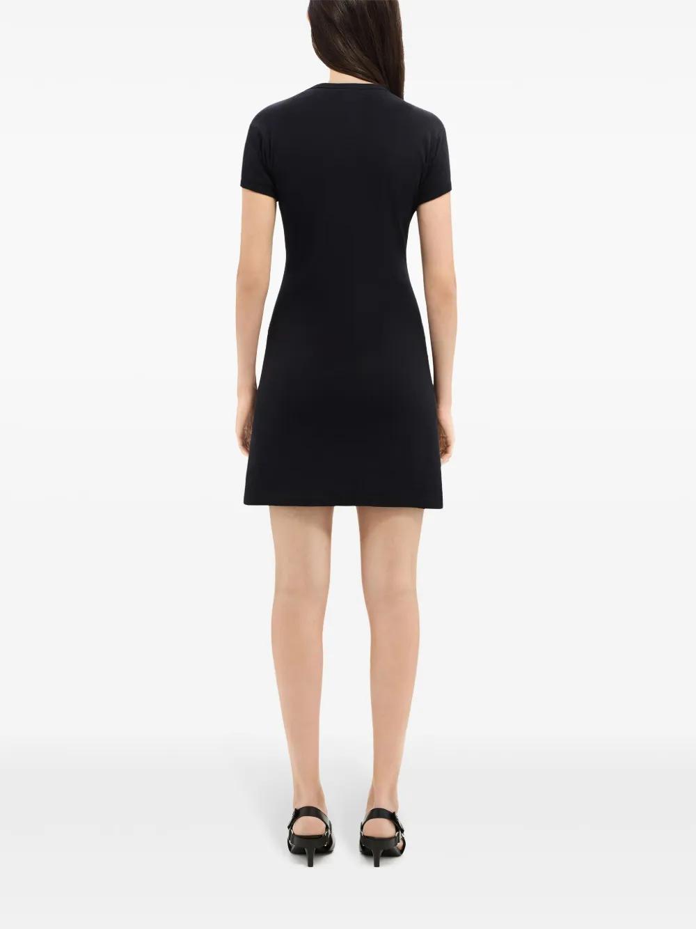 contrast-frame cotton mini dress Product Image